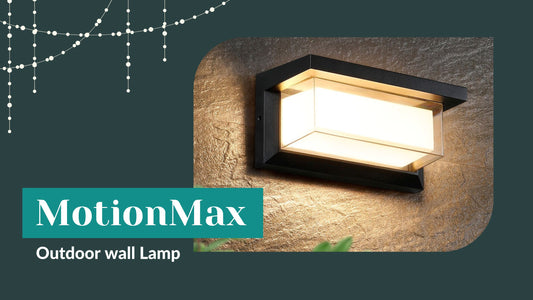 Enhance Your Outdoor Decor with MotionMax's Waterproof Outdoor Wall Lamps